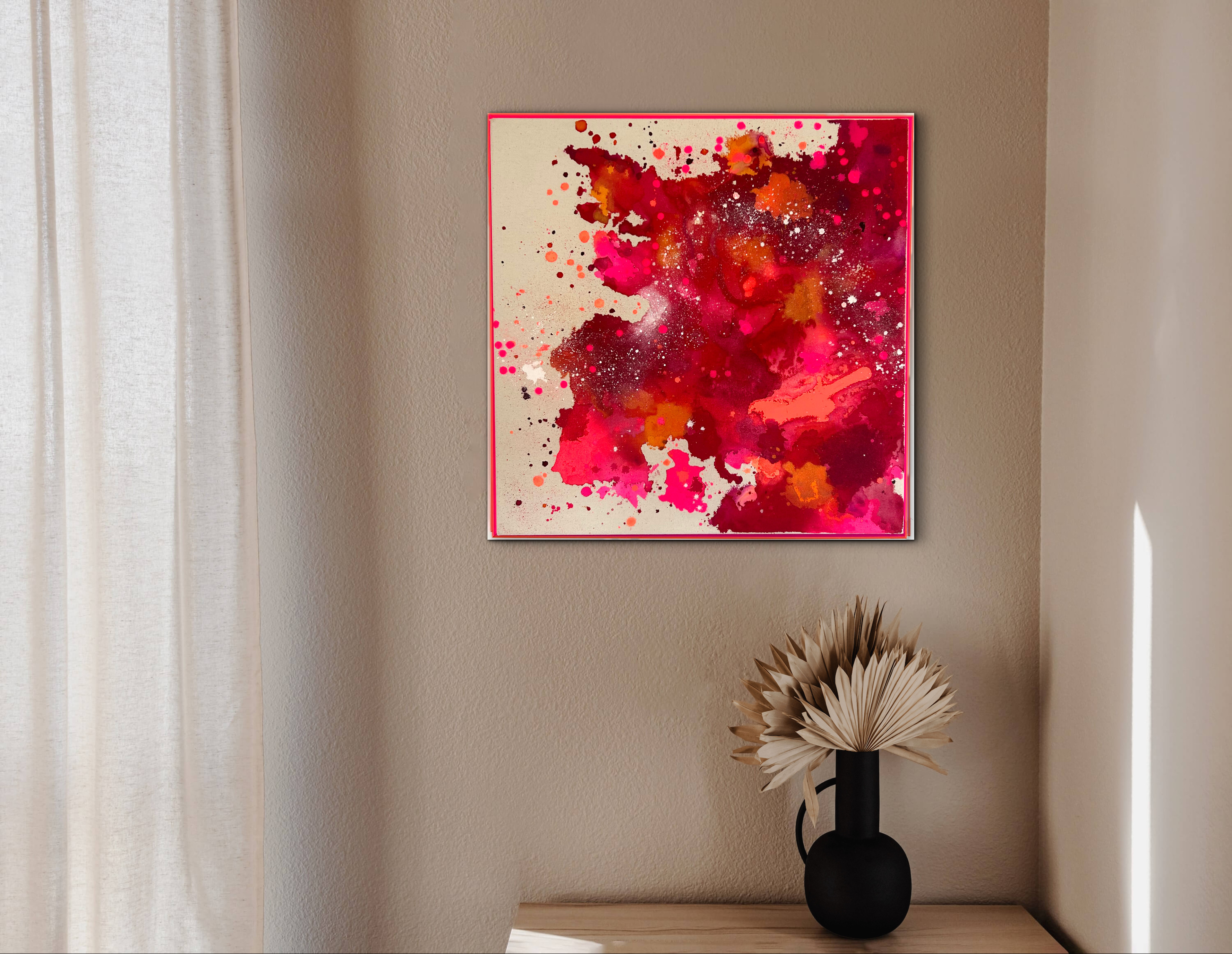 Eruption, 2025, Acryl auf roher Baumwollleinwand, Ansicht 9